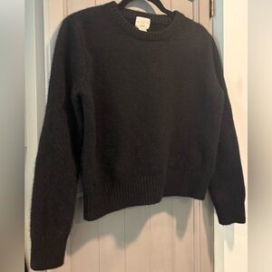 H&M Premium Selection soft cashmere Sweater, Ribbed neckline, cuffs & hem, Sz M